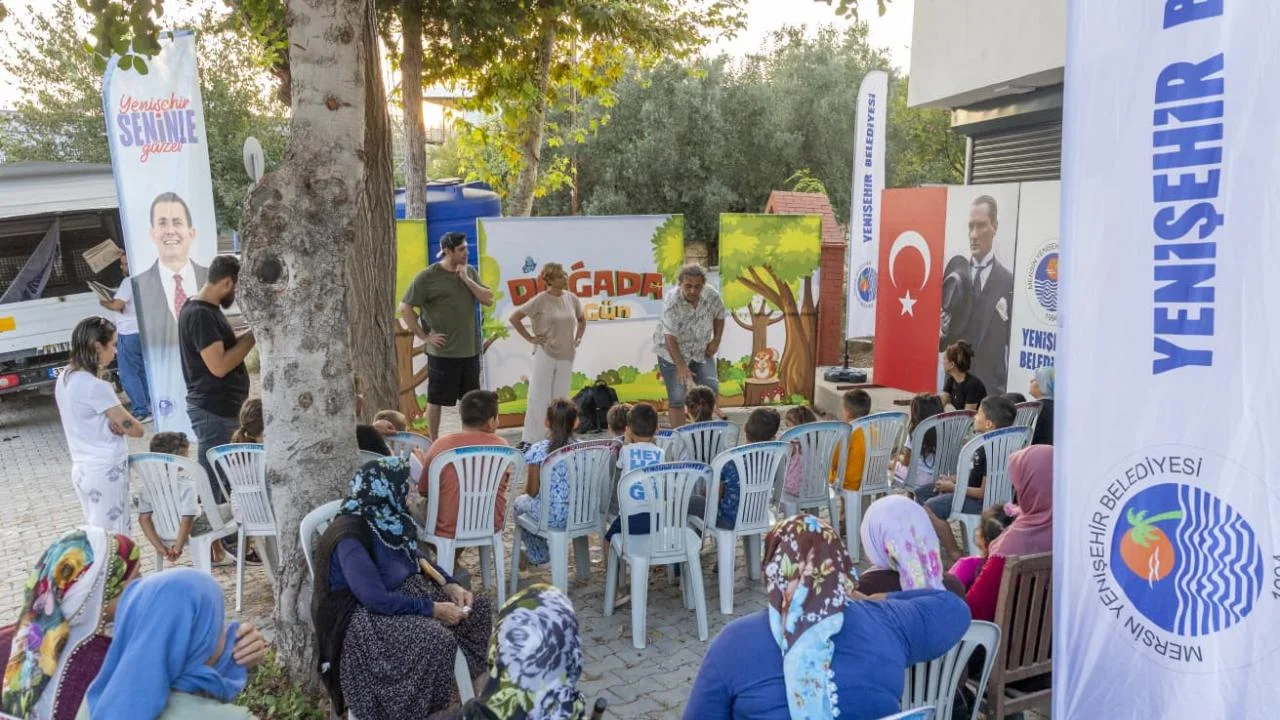 Yenişehir Belediyesi mahallelerde çocuklar için renkli etkinlikler düzenliyor