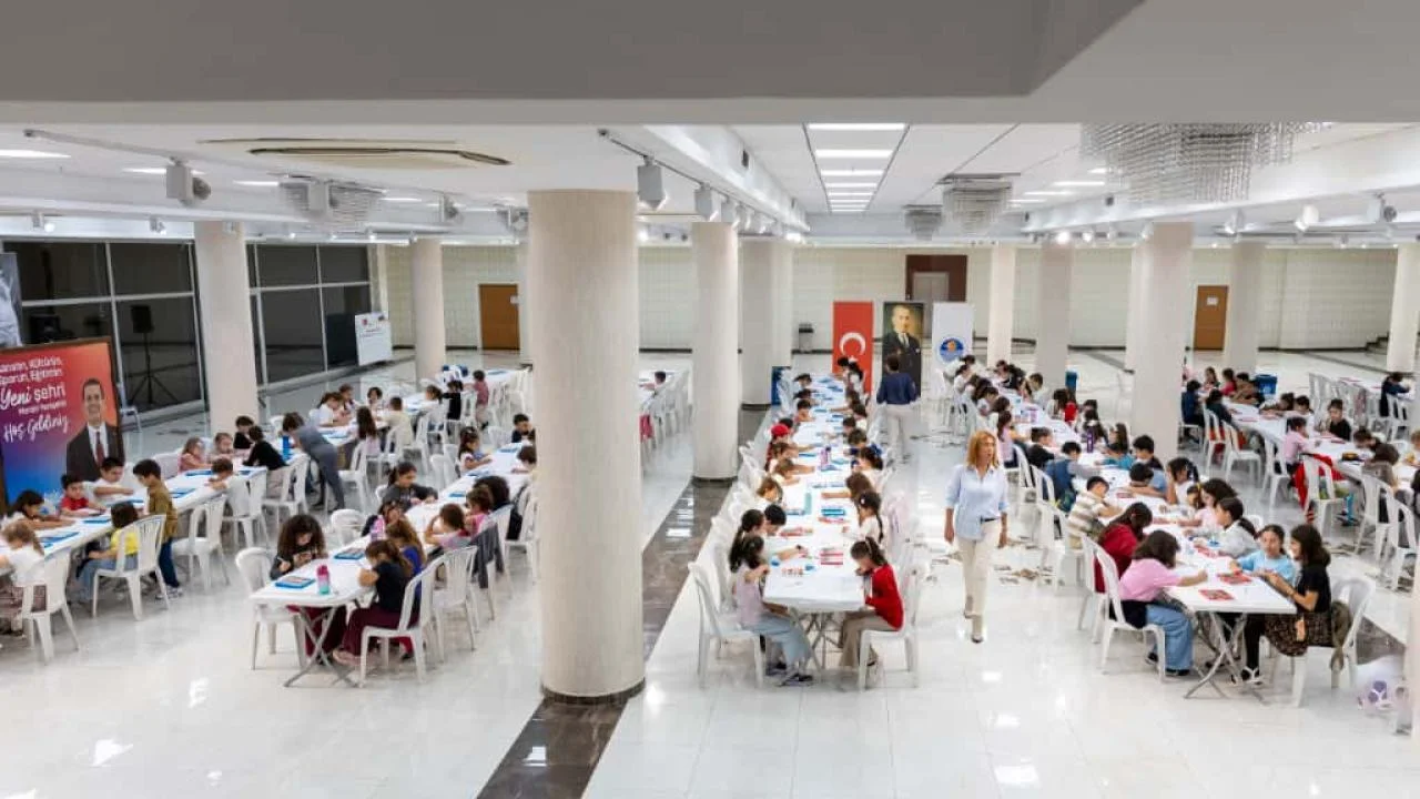 Yenişehir’de minik eller renklerle buluştu